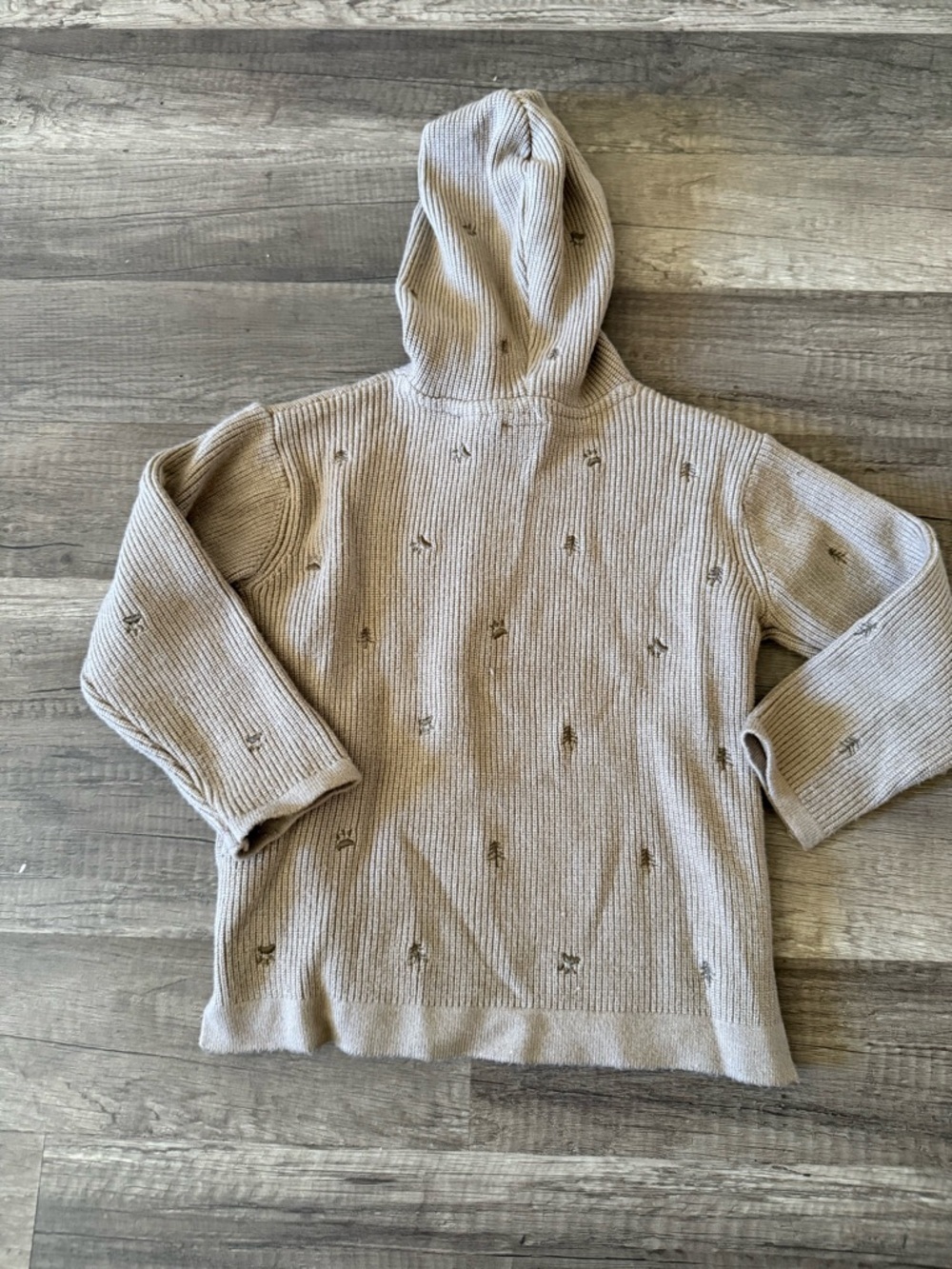 Boy Zara neutral hordes knitted sweater - Picture 7 of 12
